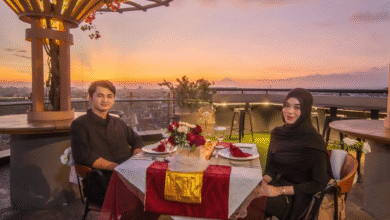 romantic dinner muse sky bar